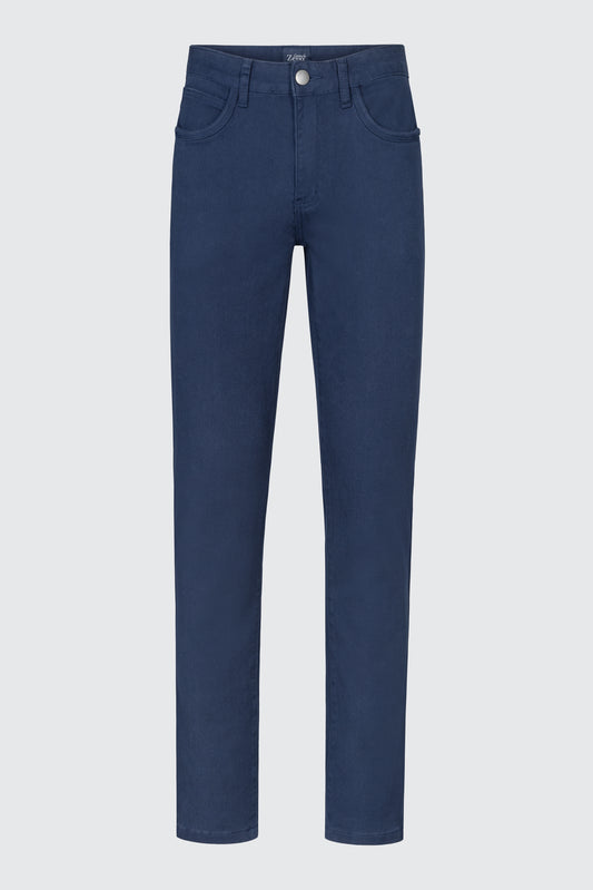 Navy Bukse 5-pocket Stretch
