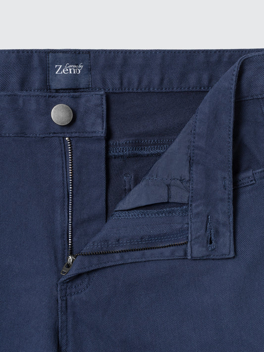 Navy Bukse 5-pocket Stretch