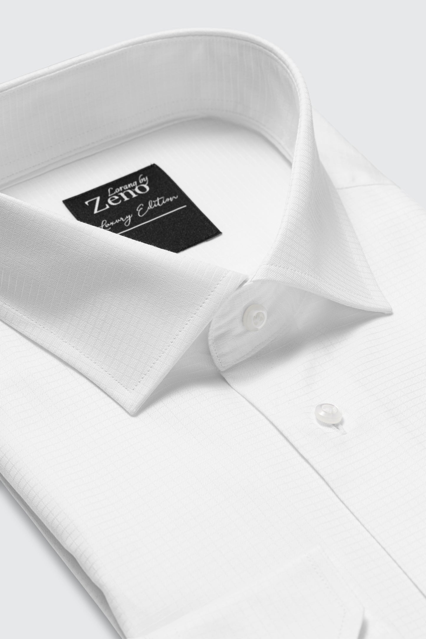 Check White 2ply Skjorte Regular