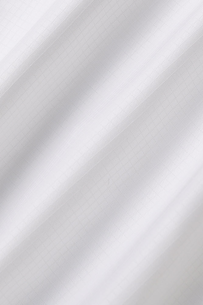 Check White 2ply Skjorte Regular