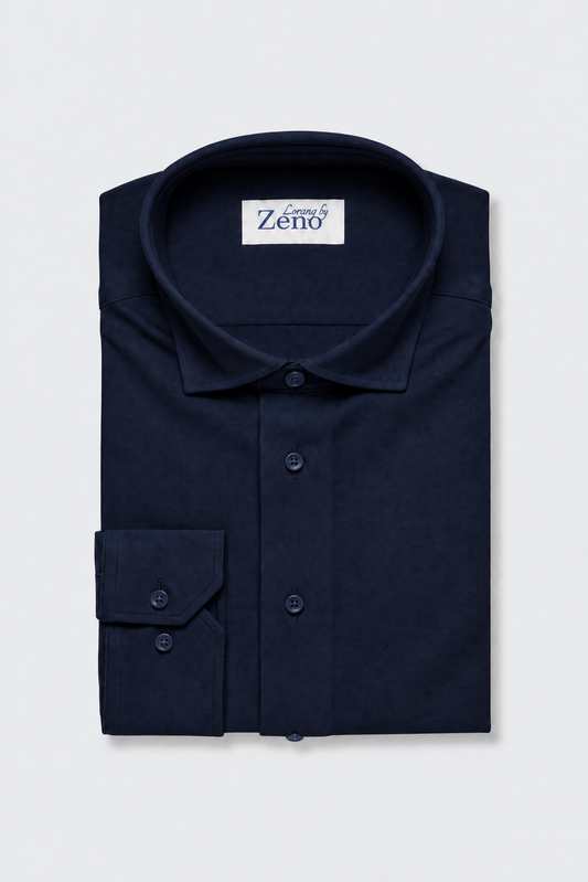 Stretch Skjorte Navy Comfy