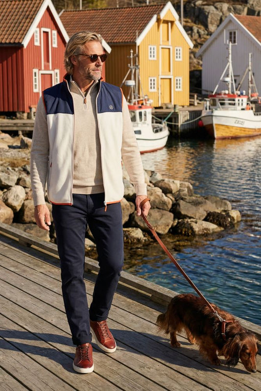 Navy Bukse 5-pocket Stretch