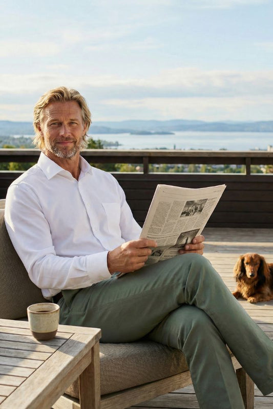 Kaki Bukse 5-pocket Stretch