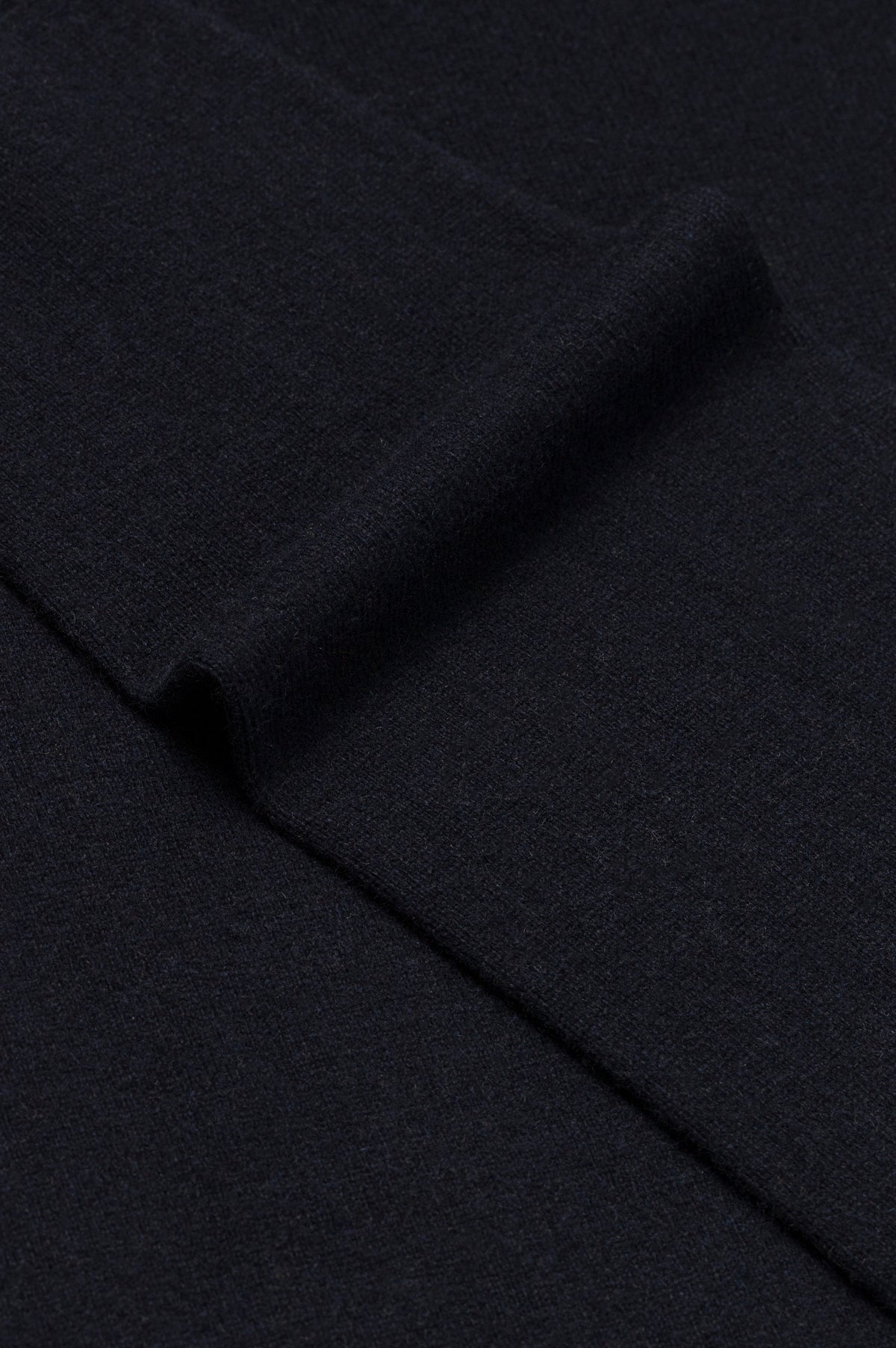 Kasjmir Genser Navy Halfzip