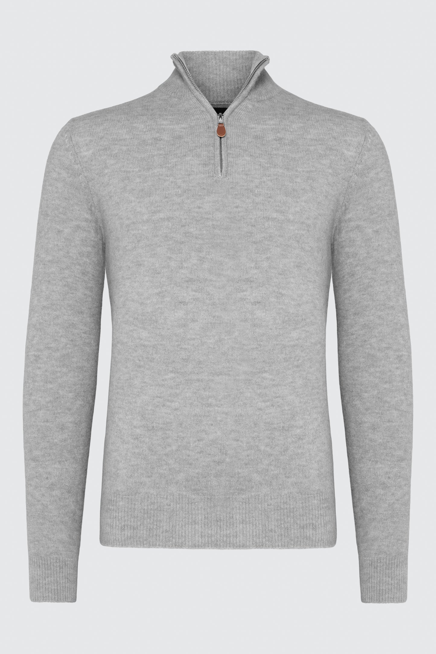 Kasjmir Genser Grey Zip