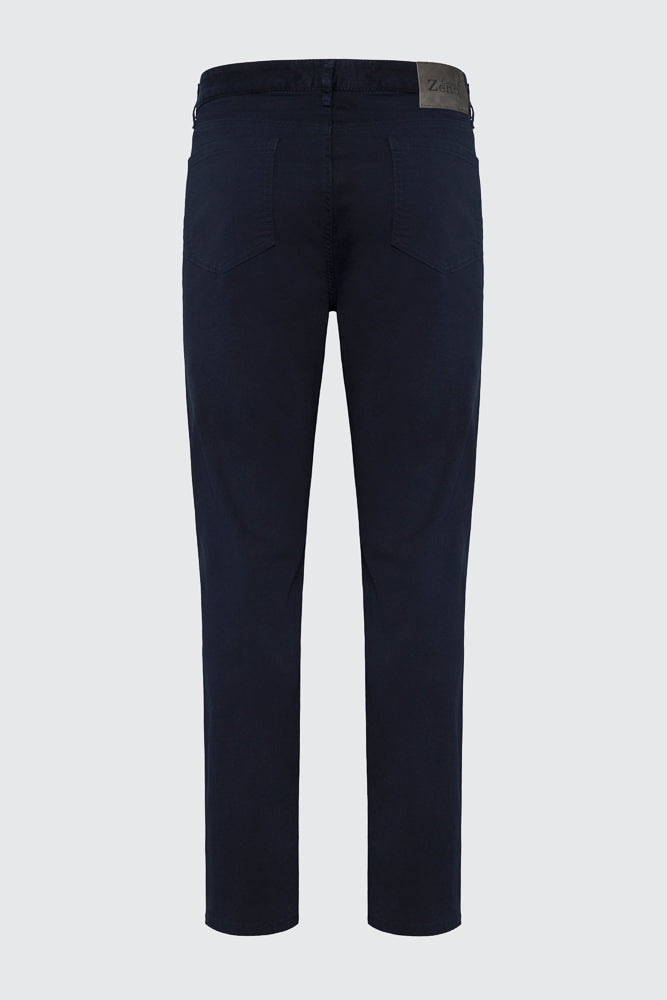 Navy Bukse 5-pocket Stretch