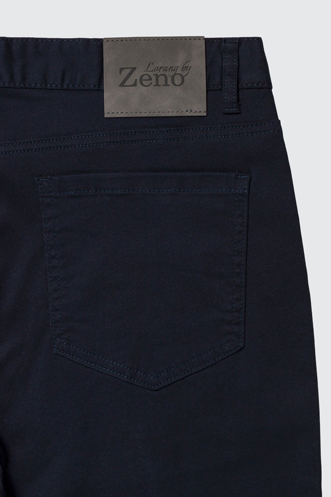 Navy Bukse 5-pocket Stretch
