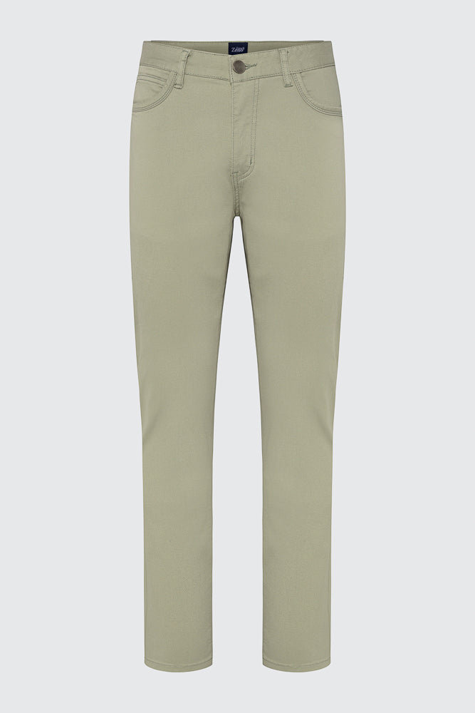 Kaki Bukse 5-pocket Stretch