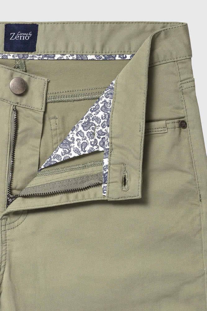 Kaki Bukse 5-pocket Stretch