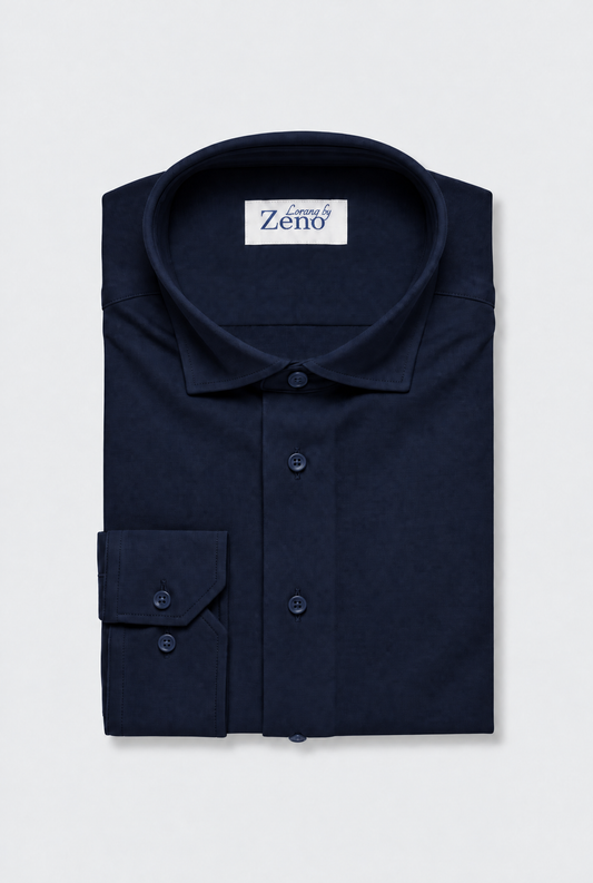 Stretch Skjorte Navy Comfy