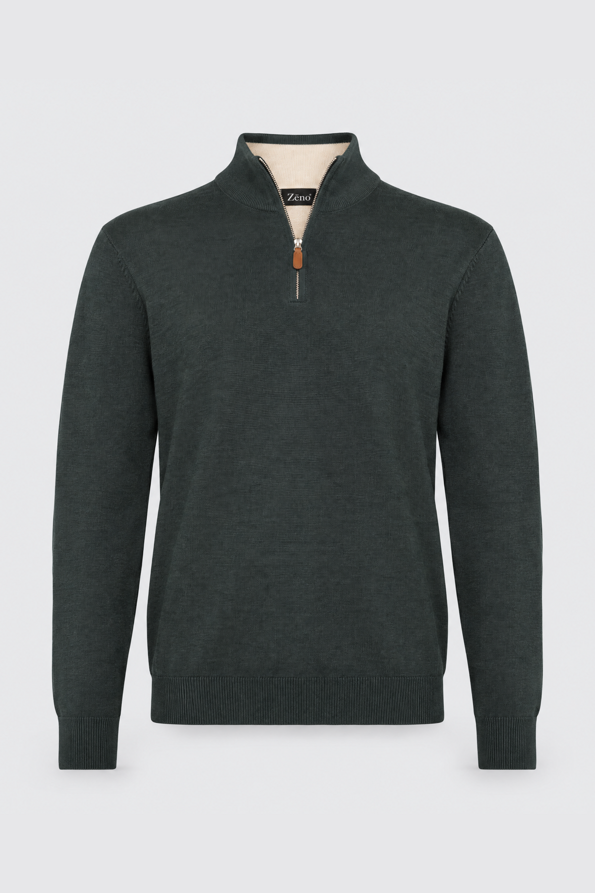 Merino Forest Zip Genser