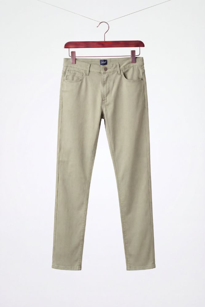 Kaki Bukse 5-pocket Stretch