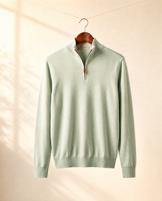 Sommer Genser Sage Zip