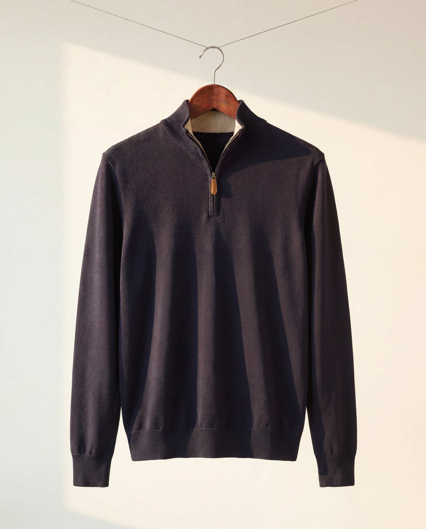 Genser Navy Zip