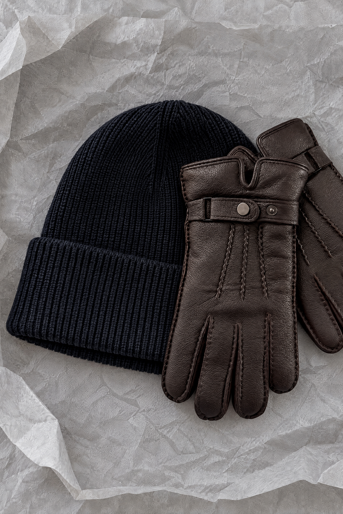 Farsdag: Lue & Skinnhansker
