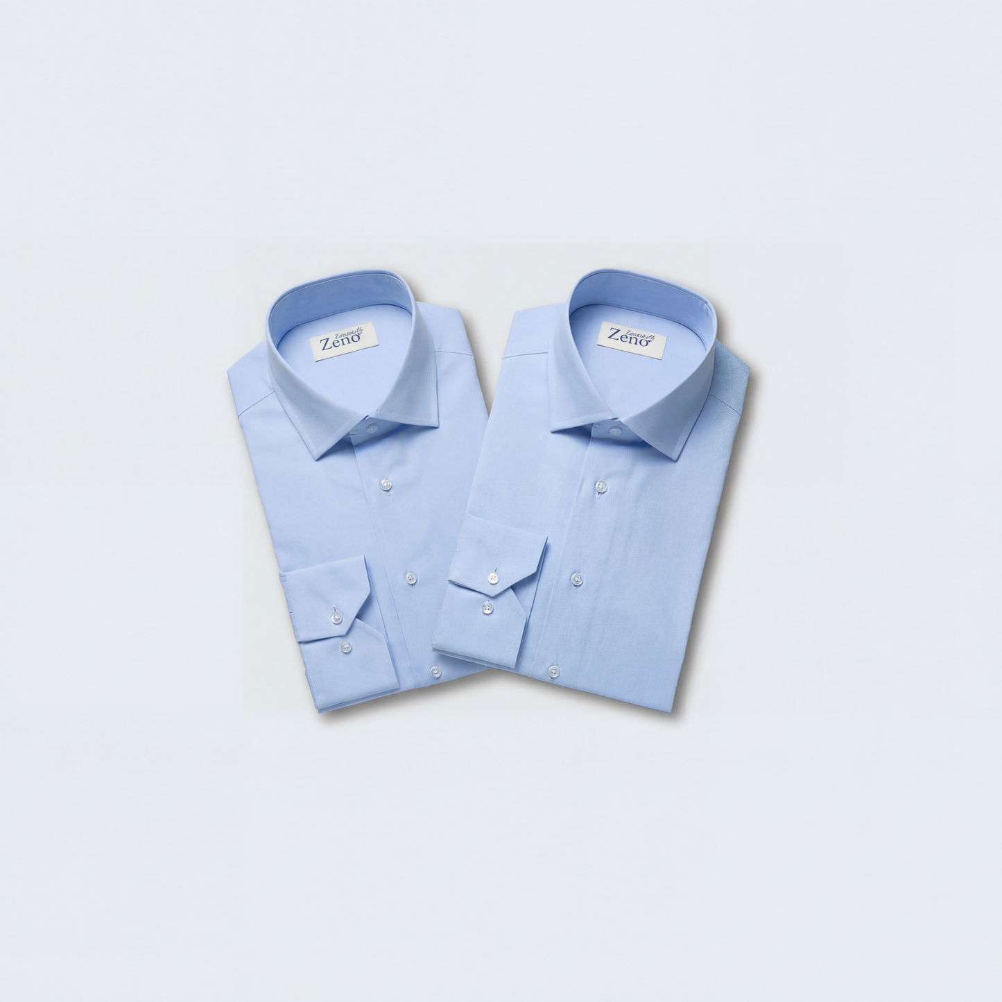 2pk Classic 2ply Lys Blå Regular