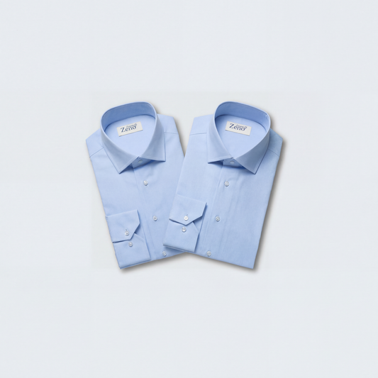 2pk Classic 2ply Lys Blå Slim