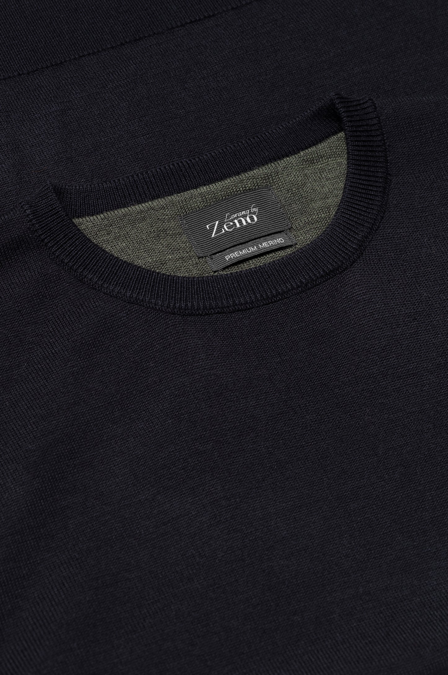 Merino Genser Navy Rund