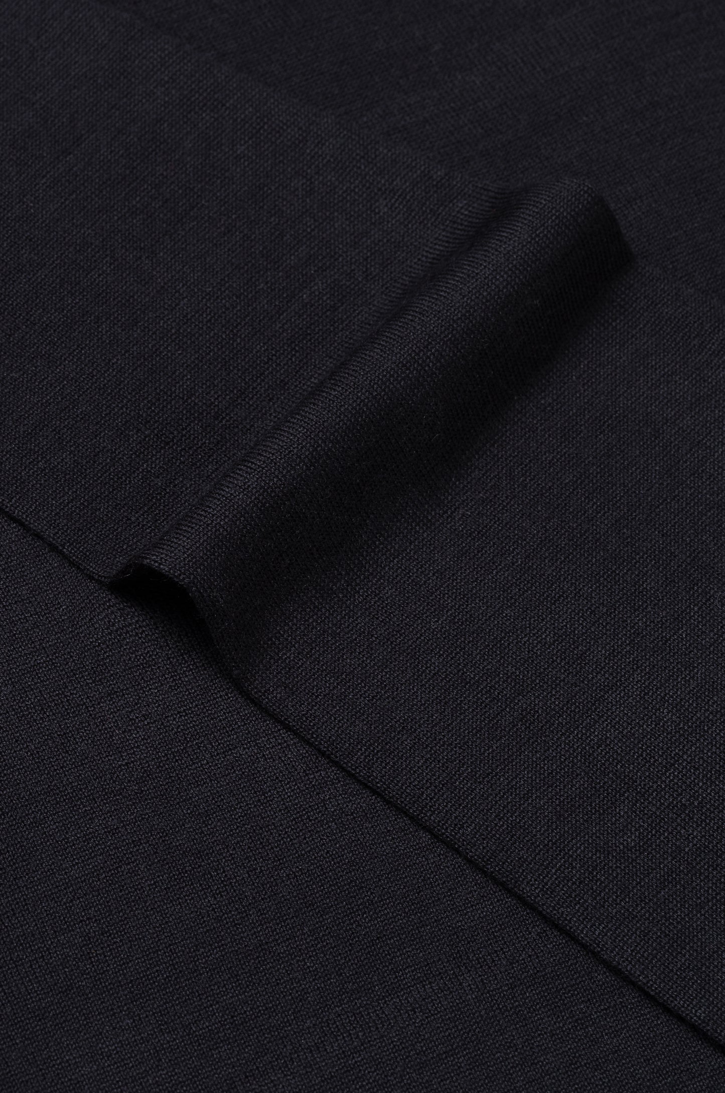 Merino Genser Navy Rund