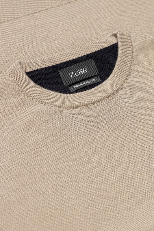 Merino Genser Sand Rund