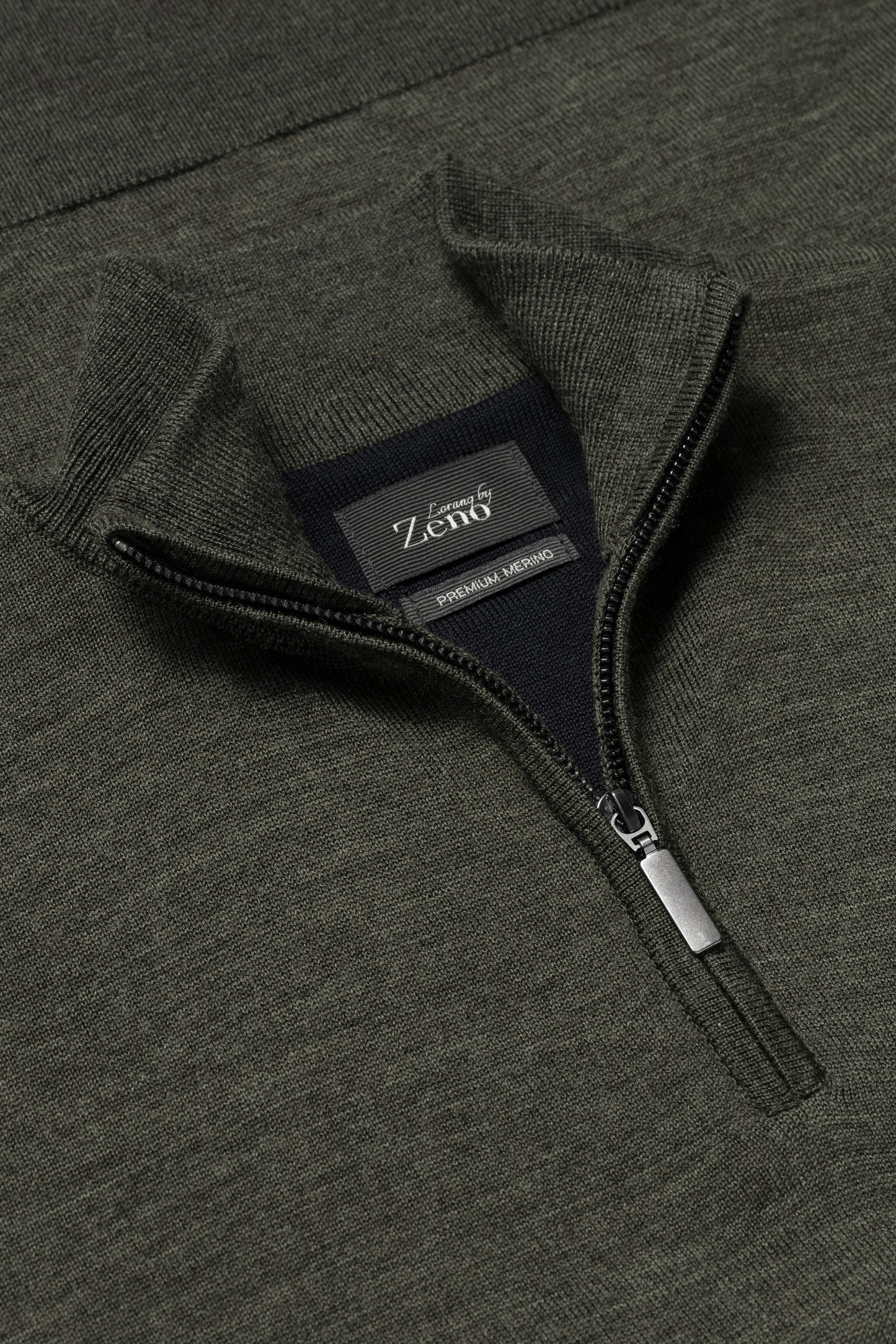 Merino Genser Moss Zip