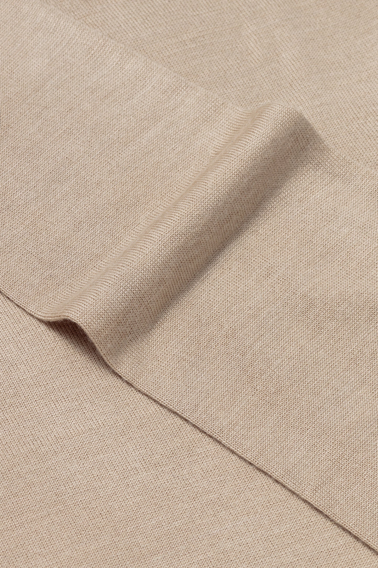 Merino Genser Sand Zip