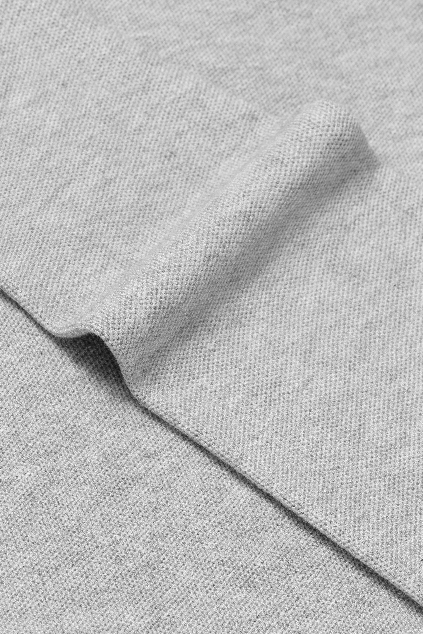 Soft Cotton Grey Genser Zip