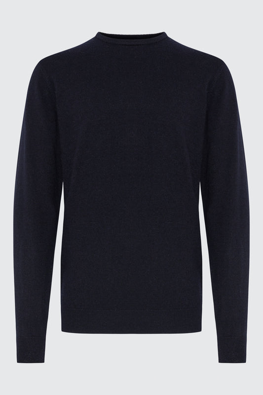 Kasjmir Genser Navy Crew
